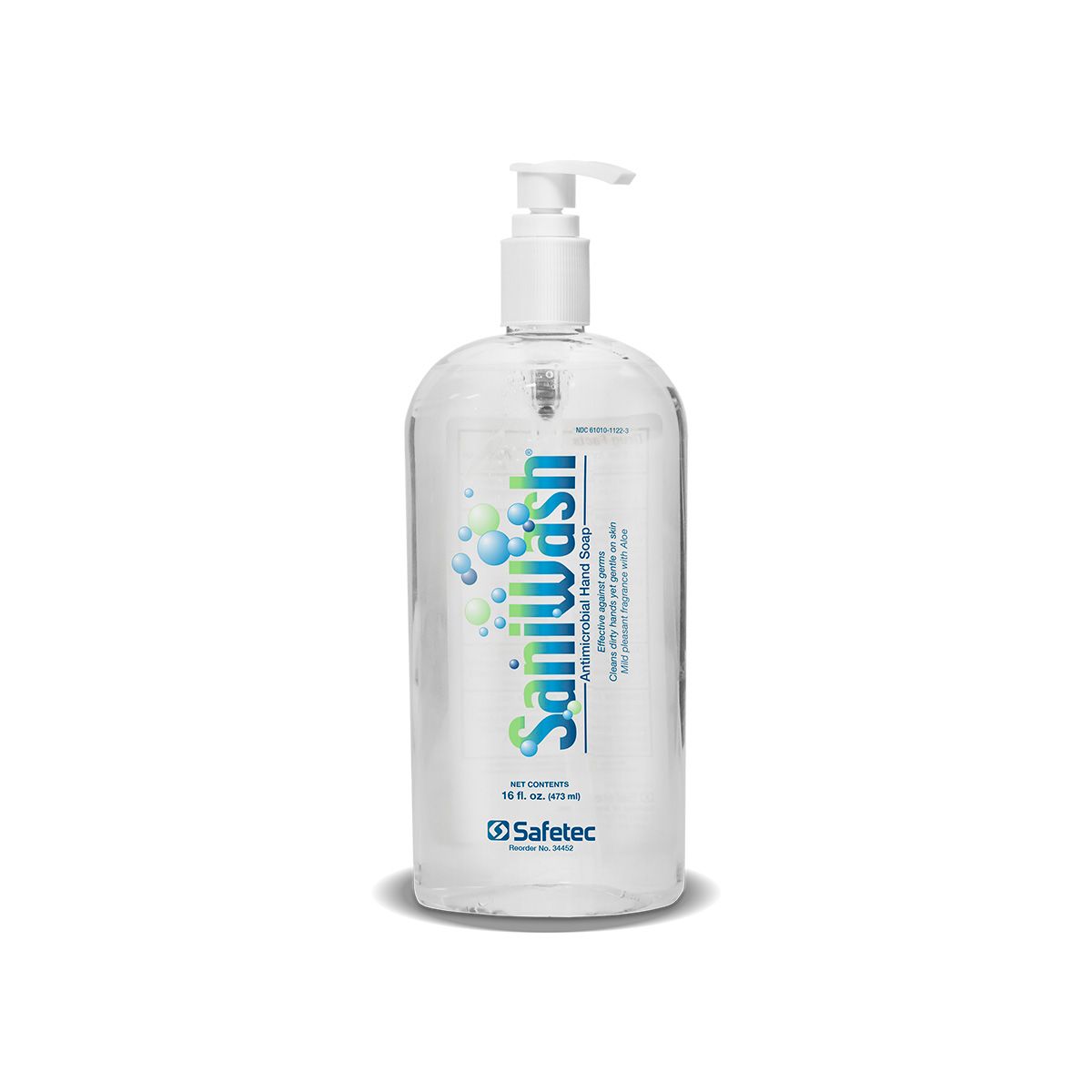 34452 Safetec® SaniWash® Antimicrobial Hand Soap (16oz)